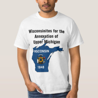 T-shirt Wisconsinites pour l'annexion du Michigan
