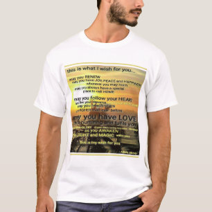 T-shirt WISH de la poète Adiela Akoo