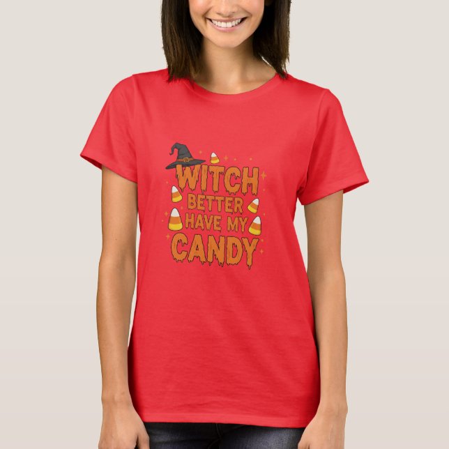 T-shirt Witch Candy Tee (Devant)