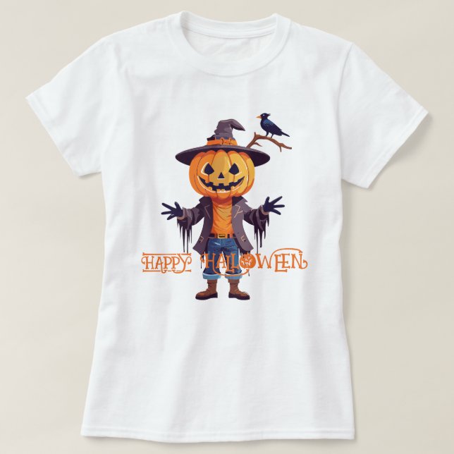 T-shirt Witch on Broomstick (Design devant)