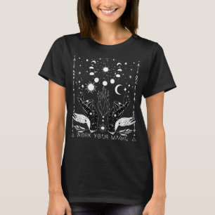 T-shirt Witchcraft Celestin Sun Moon Witchy Wiccan Magick