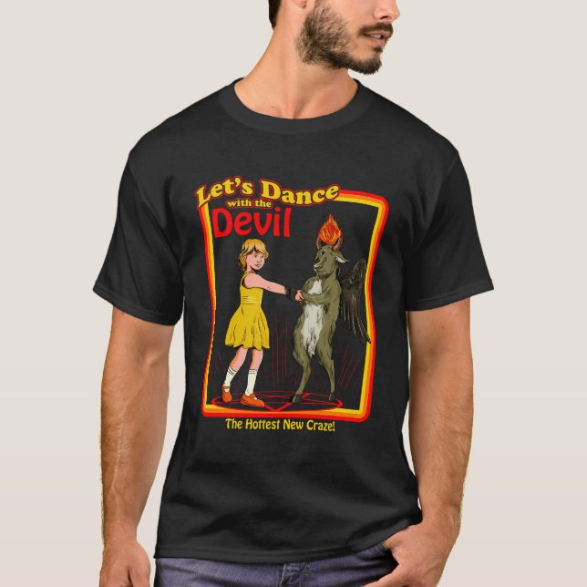 T-shirt Witchcraft Dansons Avec Le Diable Baphomet Sat (Devant)