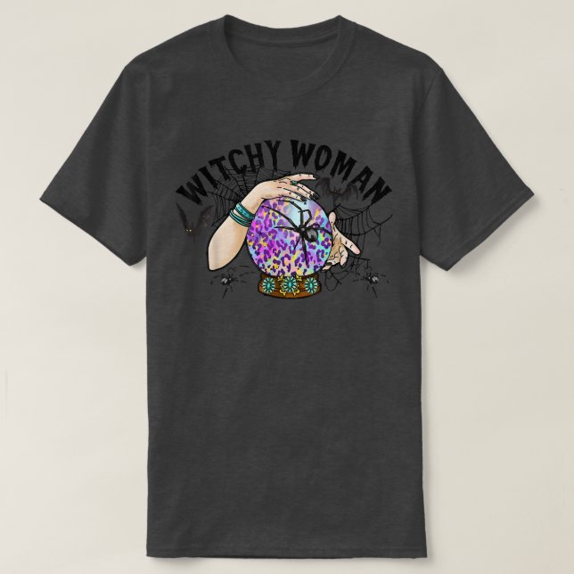 T-shirt Witchcraft Woman, Witchcraft Magic Tee, Witch Wicc (Design devant)