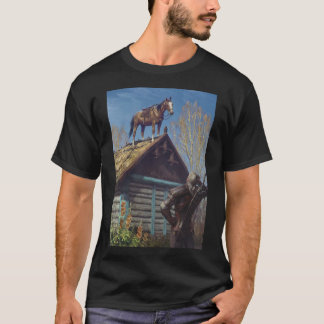 T-shirt Witcher 3 Roach Graphic, Roach sur le toit Poster