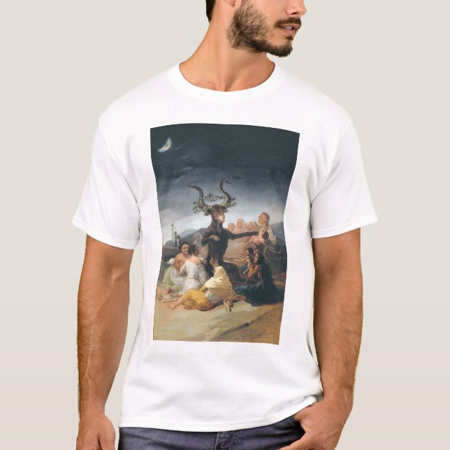 T-shirt Witches Sabbath - Francisco de Goya (1797-1798) (Devant)