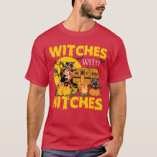 T-shirt Witches With Hitches Funny Camping Halloween gift
