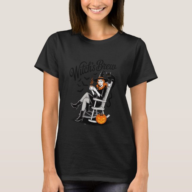 T-shirt Witch's Brew Halloween Magic Charm (Devant)
