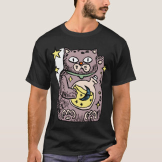 T-shirt Witchy Chat cadeau
