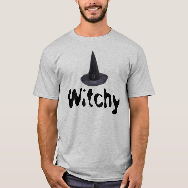 T-shirt Witchy - customisé (Devant)