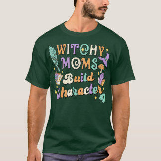 T-shirt Witchy Moms construire caractères Tarot 60s les an