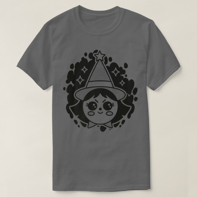 T-shirt Witchy Witch Mystical Magic Night Halloween1425 (Design devant)