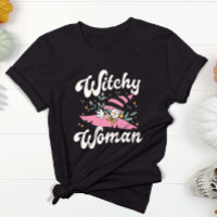 Witchy Woman Funny Pink Witch Halloween