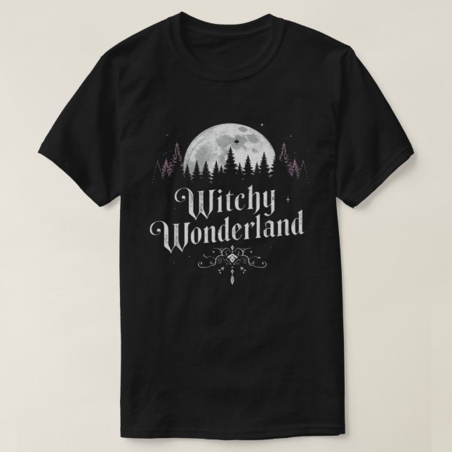 T-shirt Witchy Wonderland Halloween Shirt (Design devant)