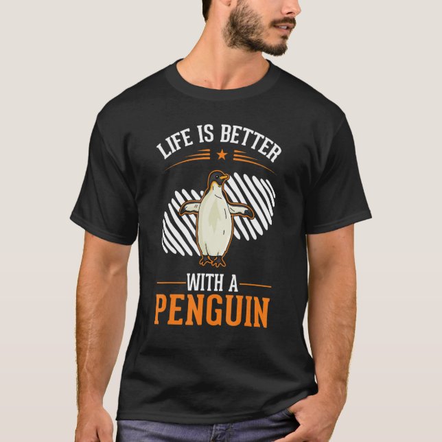 T-shirt with a Penguin 1 (Devant)