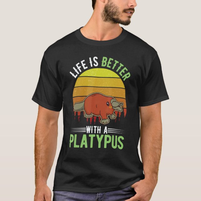 T-shirt with a Platypus 1 (Devant)