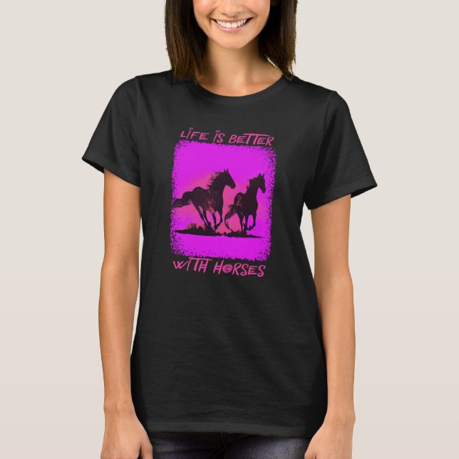 T-shirt With Horses (Devant)