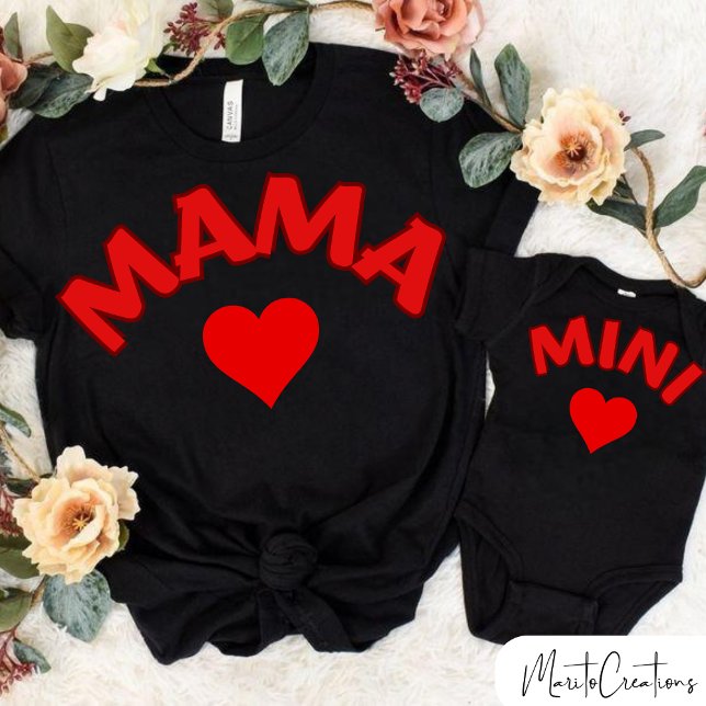 T-shirt with phrase MAMA, Mother's Day (Créateur téléchargé)