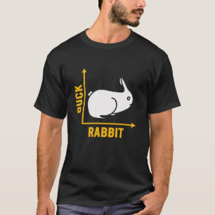 T-shirt Wittgensteins Rabbit Duck Illusion Physique Nerd M