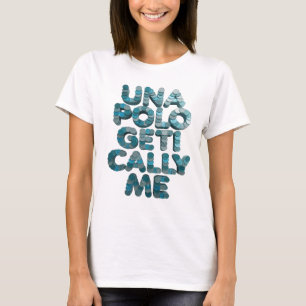 T-shirt Witty Blue SANS EXCUSE JE Bold Design