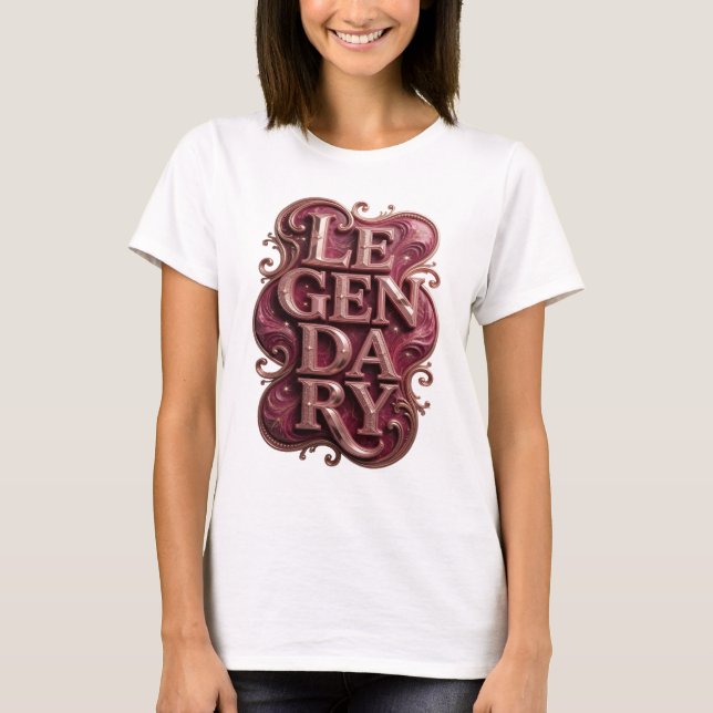 T-shirt Witty Gold DESIGN LÉGENDAIRE Moderne (Devant)