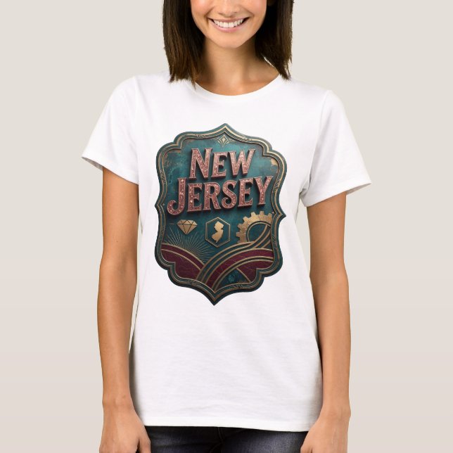 T-shirt Witty Gold NOUVEAU JERSEY Conception de Texte (Devant)