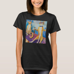 T-shirt Witty kittens humoristique chat meow kitty portrai