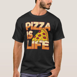 T-shirt Witty Pizza Est Vie Hommes Femmes Garçons Filles P