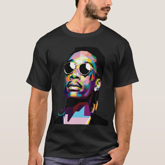 T-shirt Wiz Khalifa drôle ami rétro (Devant)