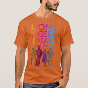 T-shirt Wizard of OZ Lions, Tigers, & Bears Premium