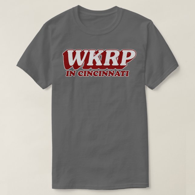 T-shirt WKRP dans Cincinnati vintage 1 (Design devant)