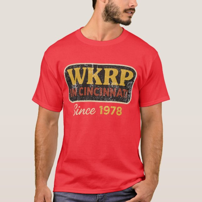 T-SHIRT WKRP EN CINCINNATI (Devant)