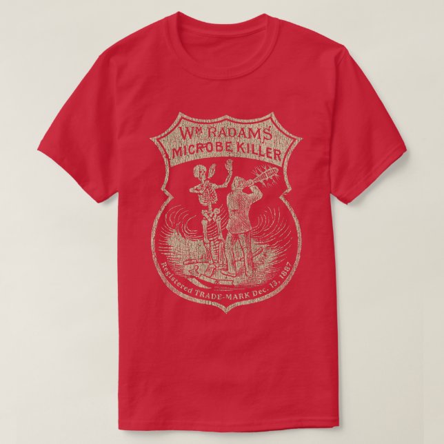 T-shirt Wm Radams Microbe Killer 1887 (Design devant)