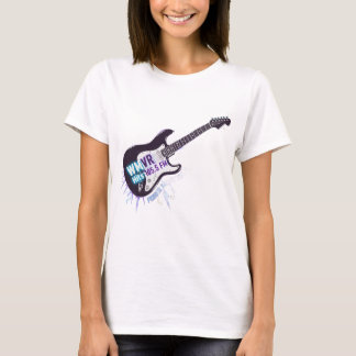 T-shirt WMVR 105.5 FM : Guitare Rock Électrifiée