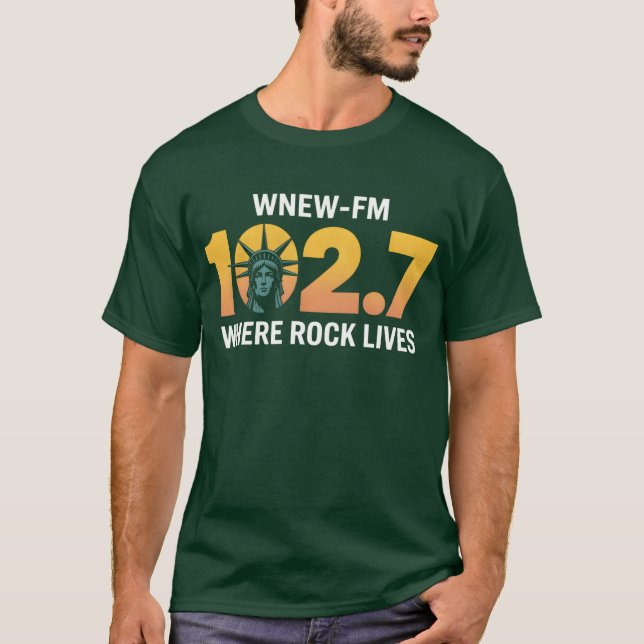 T-SHIRT WNEW-FM 102,7 (Devant)