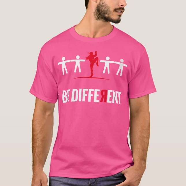 T-shirt Wo Be Different Muay Thai (Devant)