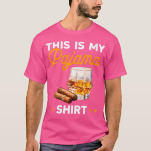 T-shirt Wo Ceci Est Mon Cigare Et Bourbon