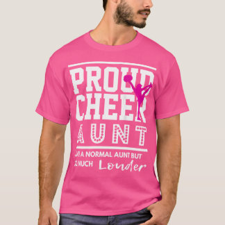 T-shirt Wo Cheerleading Aunt Proud Cheer Aunt
