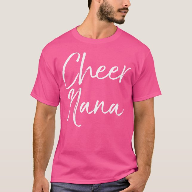 T-shirt Wo Concours de Cheerleading Grand-mère Soutien Che (Devant)