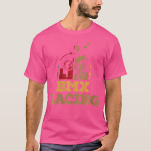 T-shirt Wo Cool Bmx Racing Propre Stunts Artwork Bmx Amate