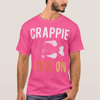 T-shirt Wo Crappie Mode Sur Fisherman
