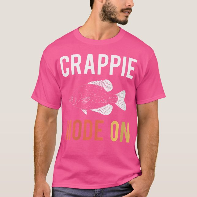T-shirt Wo Crappie Mode Sur Fisherman (Devant)
