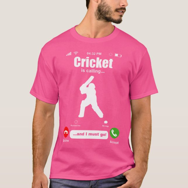 T-shirt Wo Cricket Merchandises Matériel de cricket (Devant)