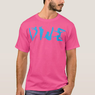 T-shirt Wo Dive Silhouette - Plongée Springboard
