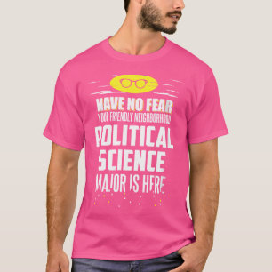 T-shirt Wo Drôle de spécialisation en science politique n'