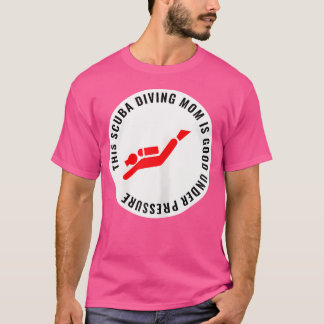 T-shirt Wo Drôle Plongée Sous-Marine Fête Des Mères