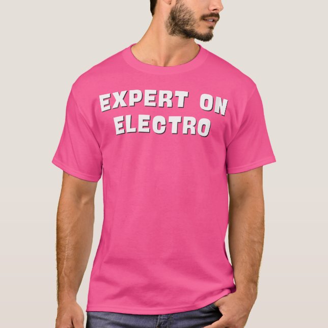 T-shirt Wo Expert On Electro (Devant)