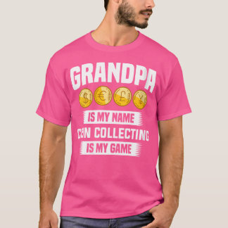 T-shirt Wo Grand-Père Est Mon Nom Coin Collecte Est Mon Je