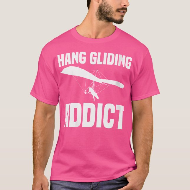 T-shirt Wo Hang Gliding Addict Hang Glider Hang Gliding (Devant)