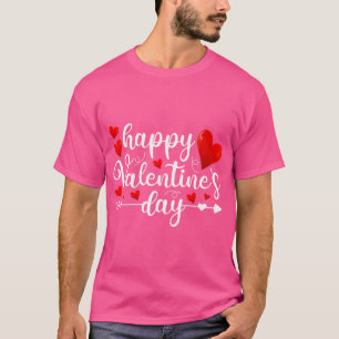 T-shirt Wo Happy Valentines Day Heart Love Funny Valentine