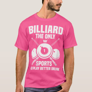 T-shirt Wo Hobby Billard Joueur Billard Billard Drôle Bill